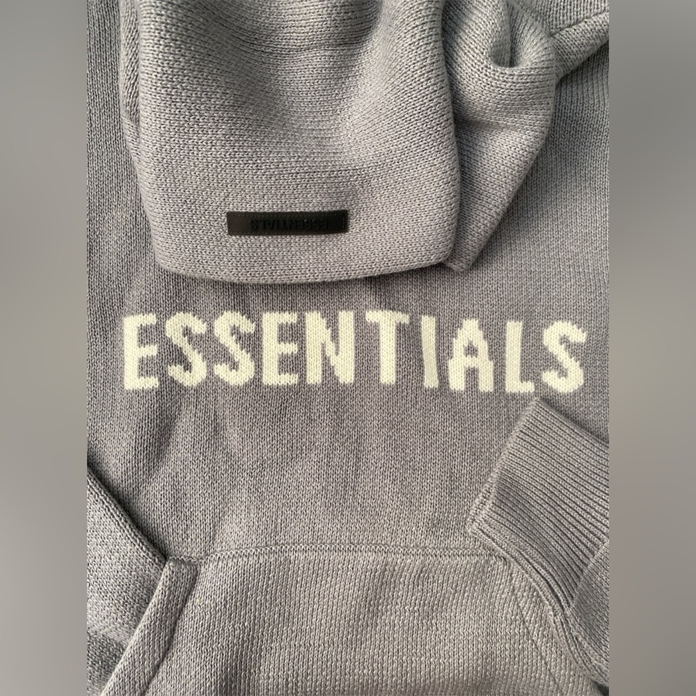 Cement Essentials Fear of God Knit Pullover Hoodie